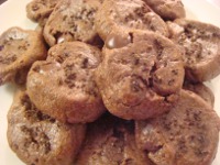 espresso salt cookies
